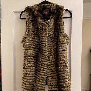 Glamourpuss Rex Fur Vest size M